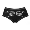 Women's Black Biker Booty Short Underwear
